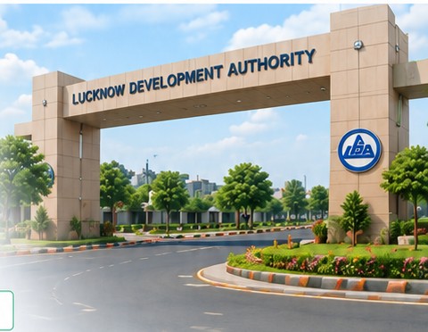 Lucknow Development Authority entrance and property area